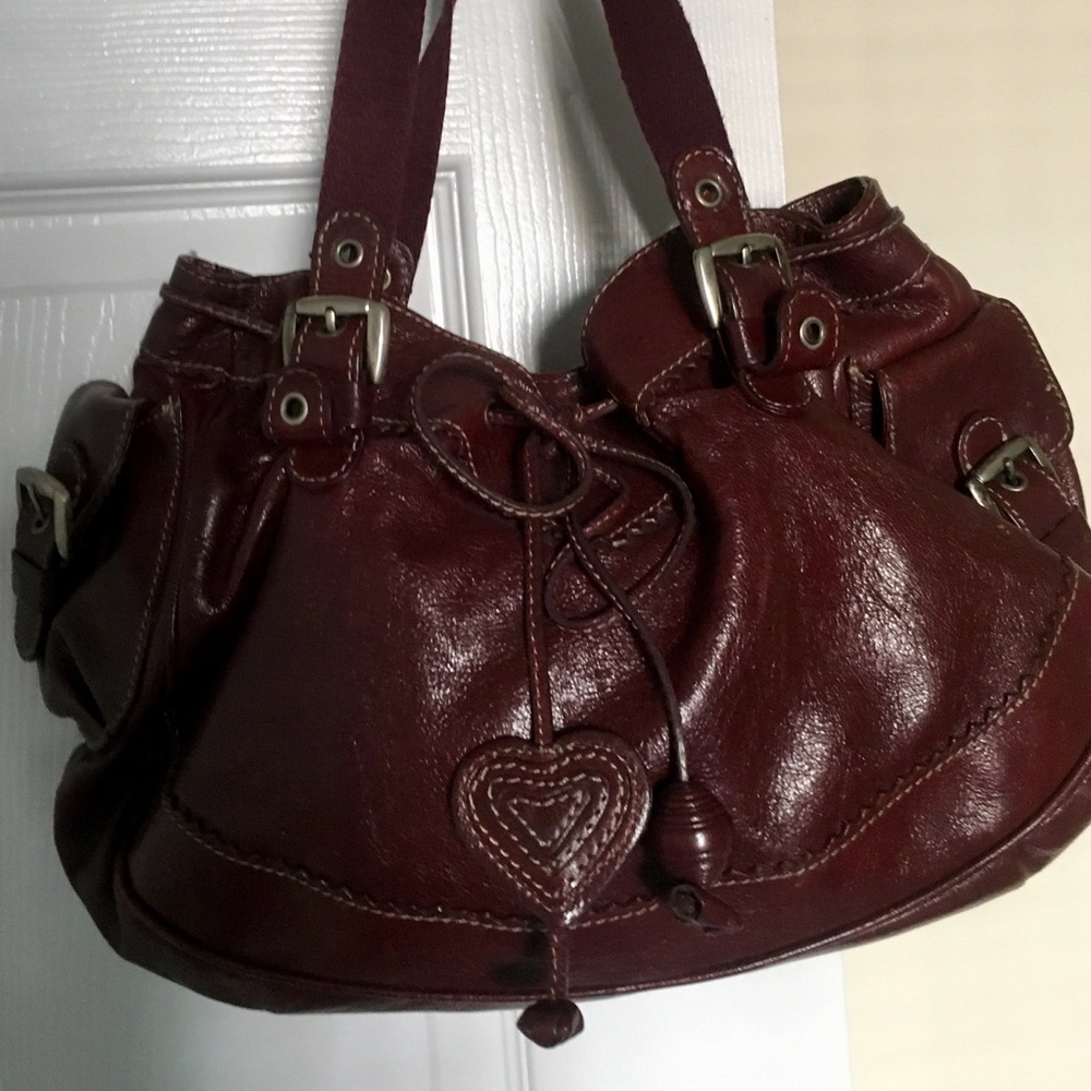 Moschino jeans leather bag